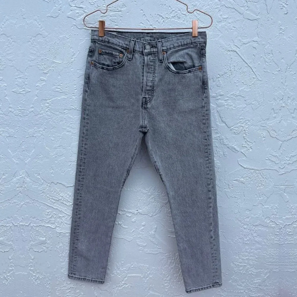 Levis Other - Levis Mens Vintage Skinny Jeans Acid Wash Black Sz 27 x 28